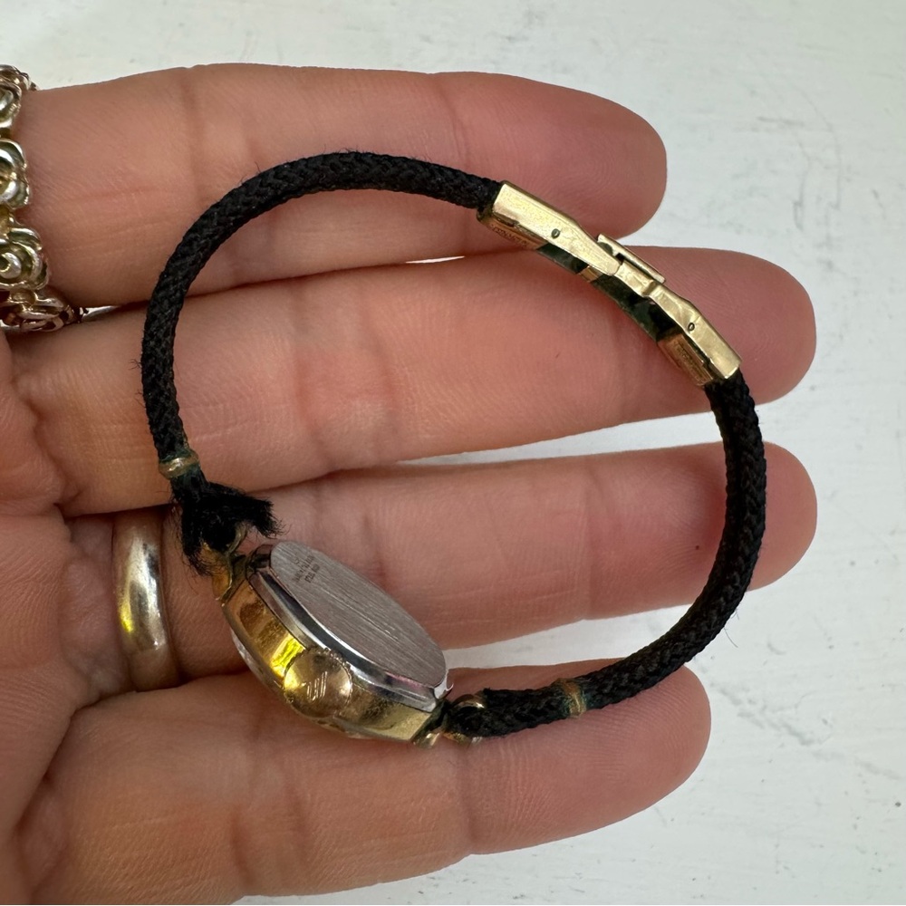 Vintage Ladies Waltham 17 Jewels Watch 12k Gold Filled Rope Style band- Working - Picture 9 of 13